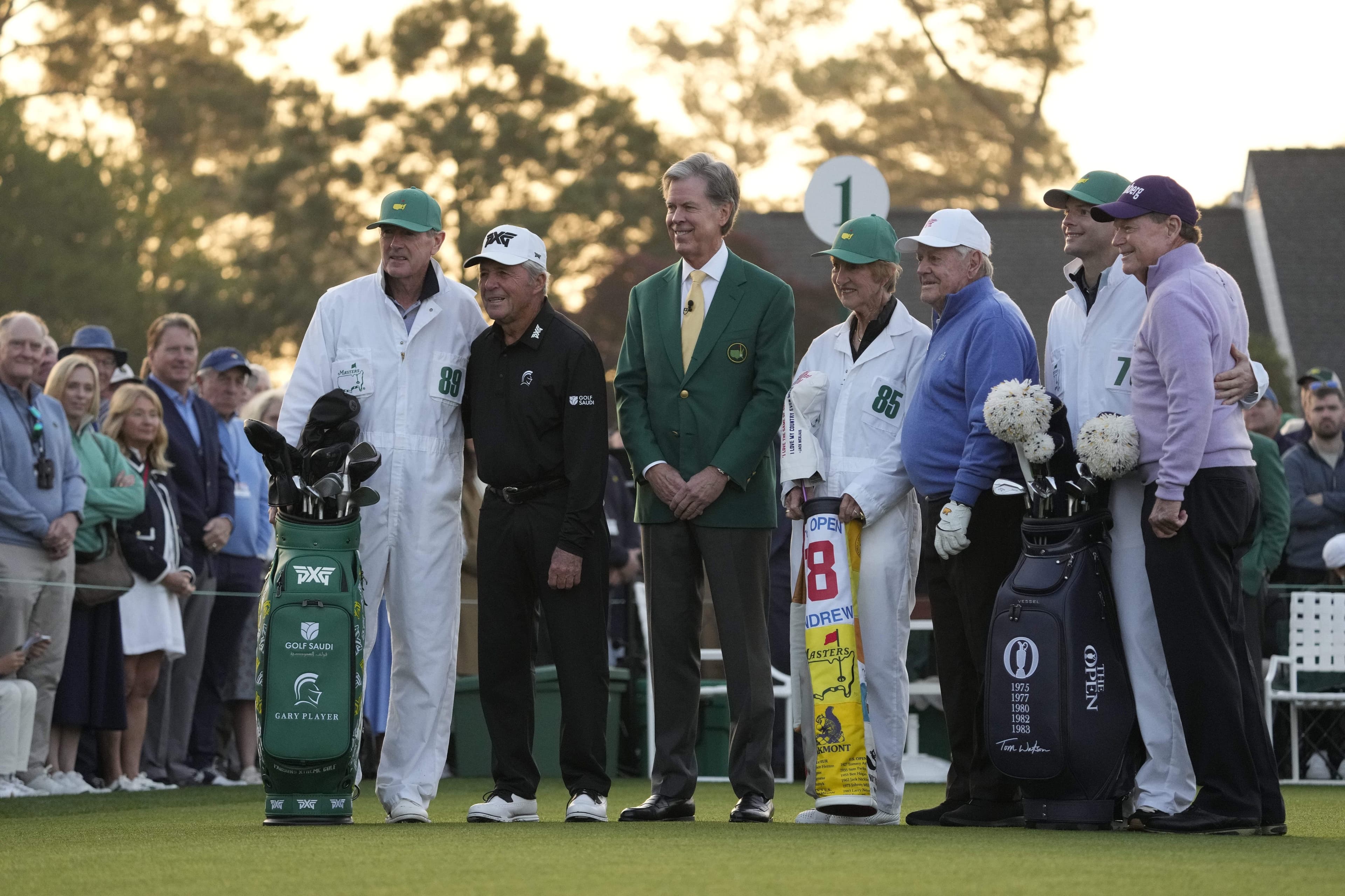 2026 Masters honorary starters have total of 11 green jackets between them