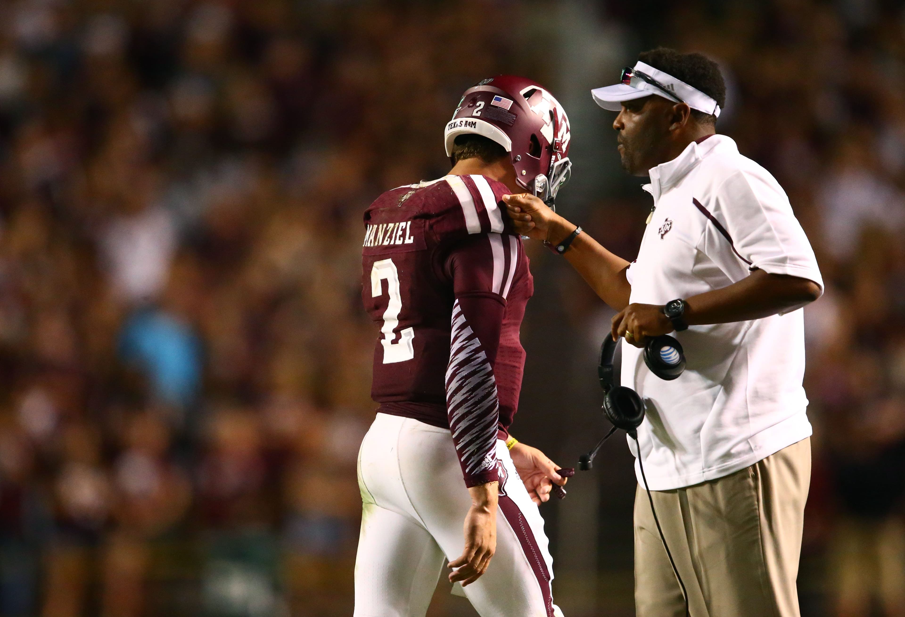 Kevin Sumlin makes one thing clear on Johnny Manziel. It might surprise his UFL players
