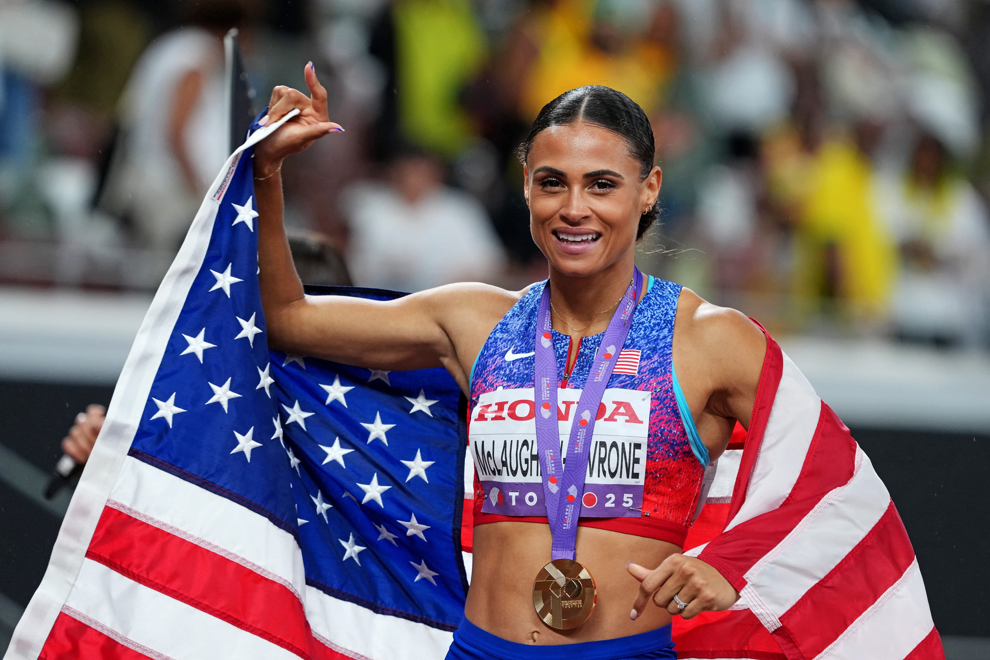 Sydney McLaughlin-Levrone in 'mom mode' but has sights on 2028 Olympics
