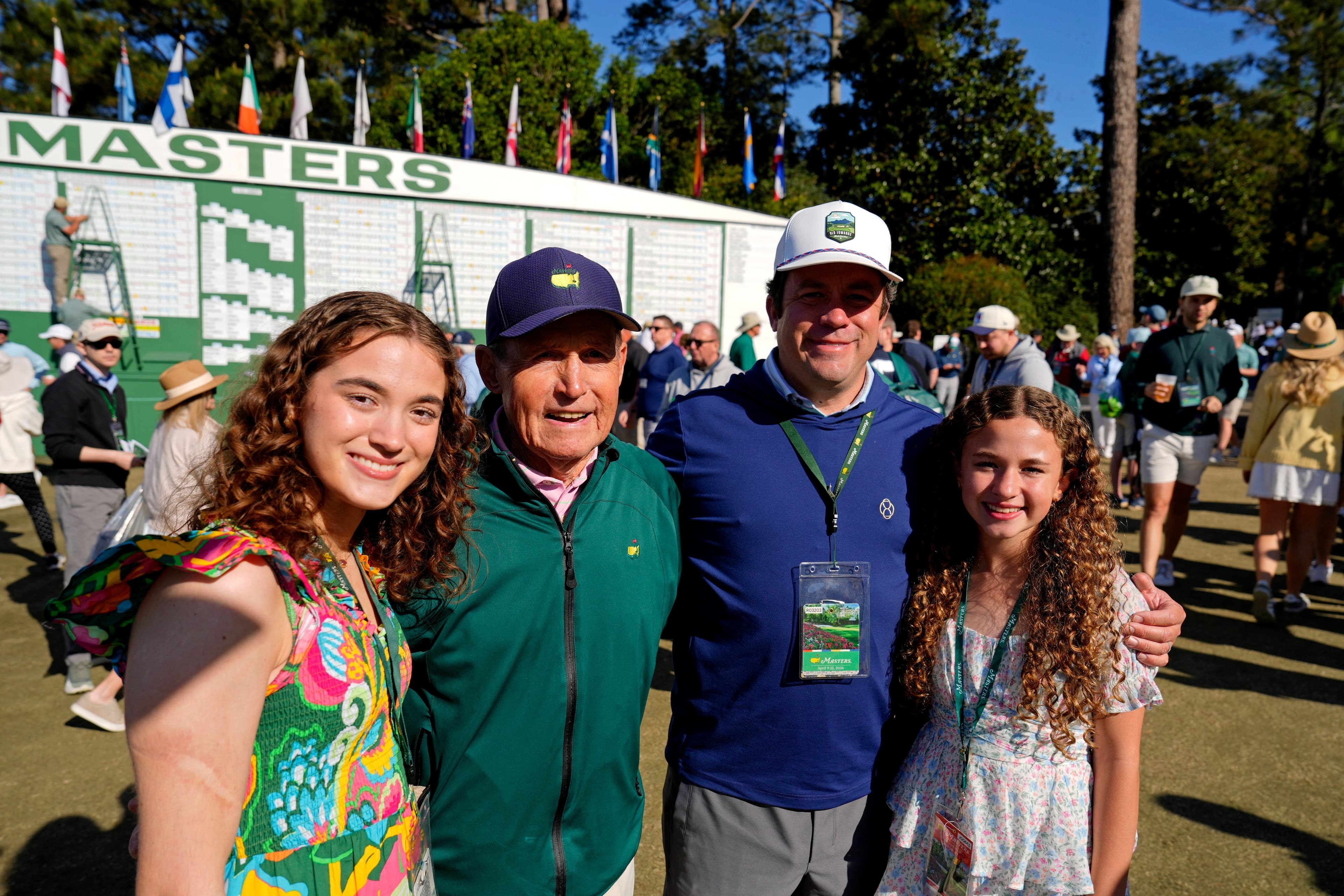 He’s been to 68 Masters — and brought 200 first-timers along