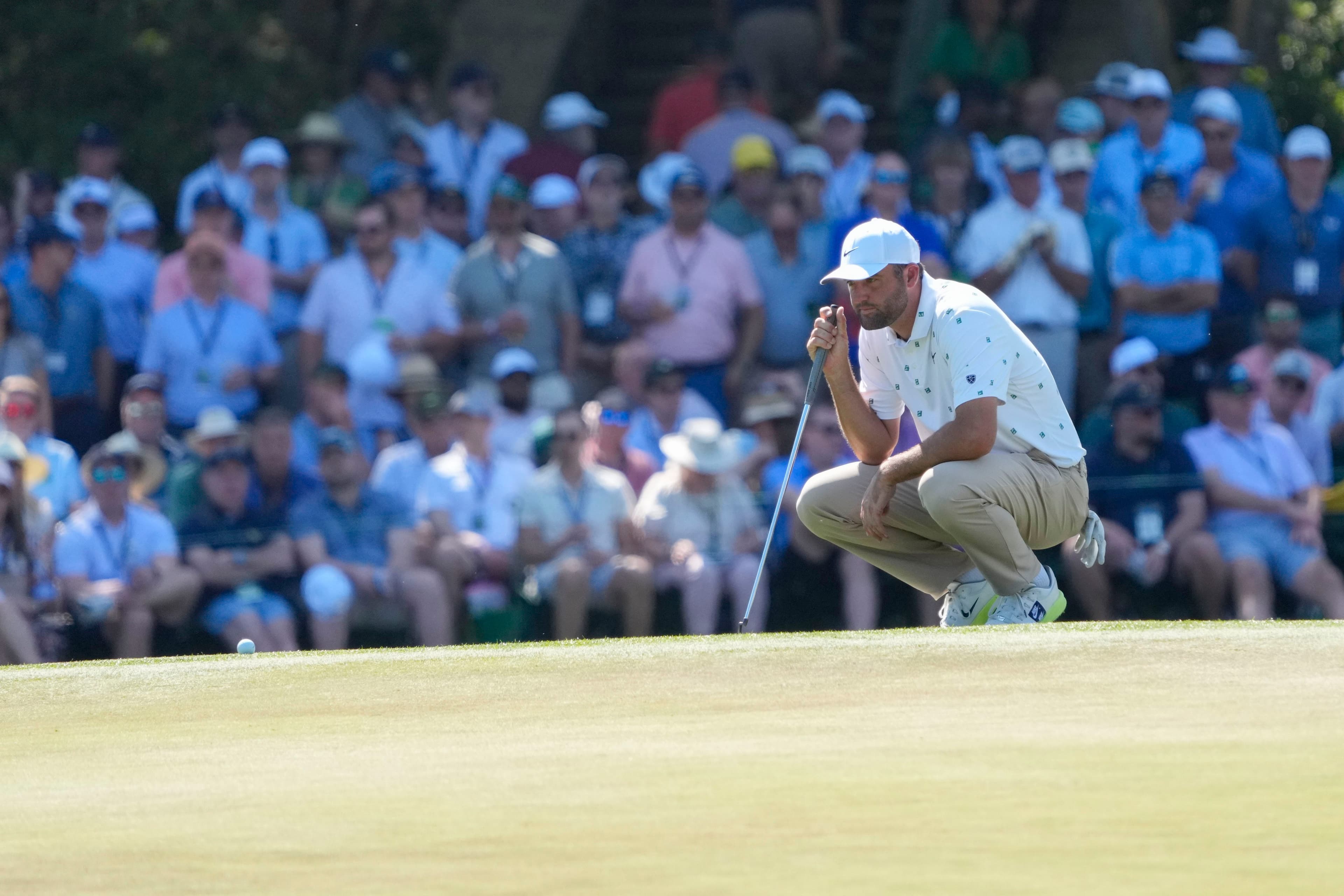 Scottie Scheffler not out of the Masters after 65, his best score ever