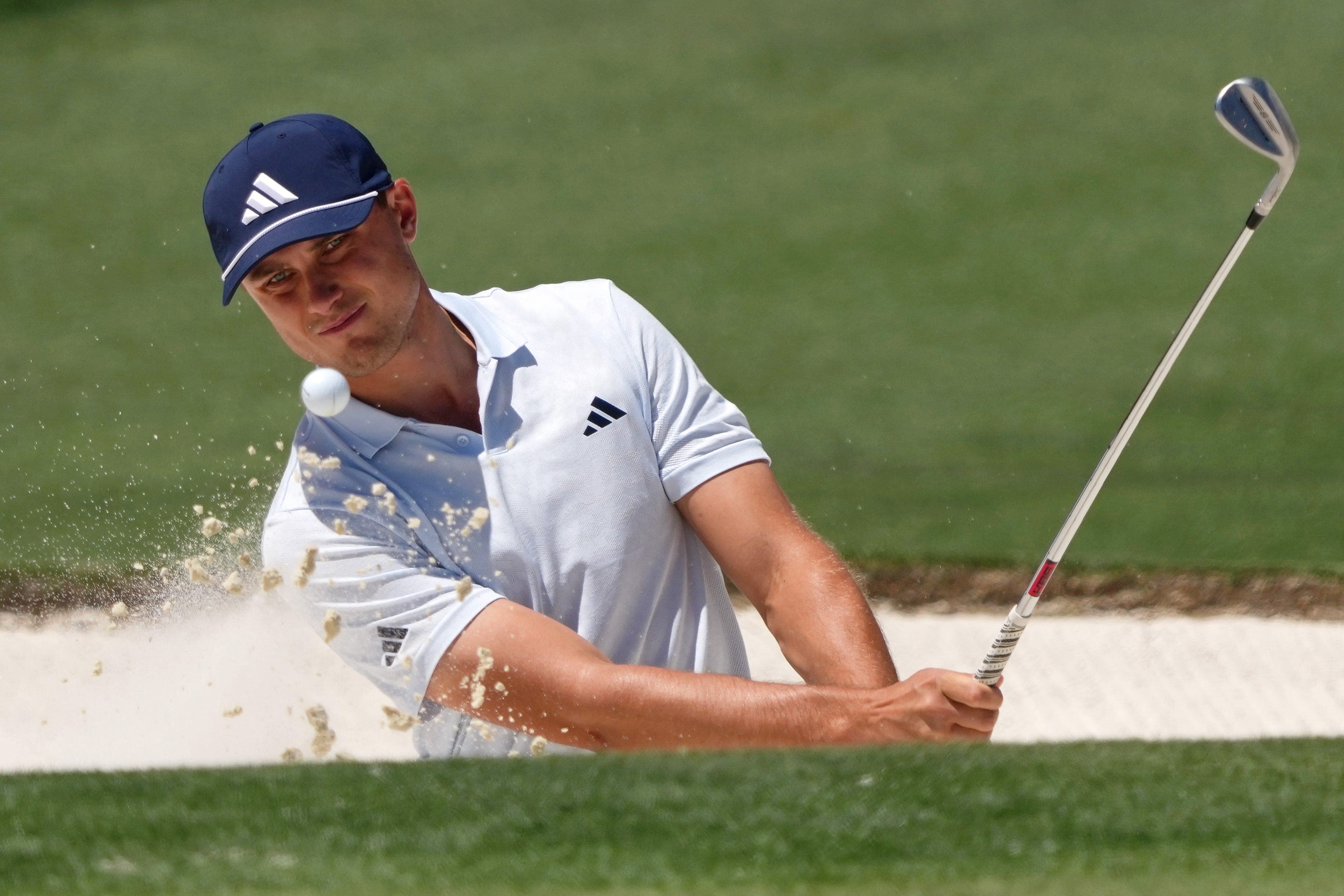 Ludvig Aberg shoots 74 at Masters round after 2 double-bogeys