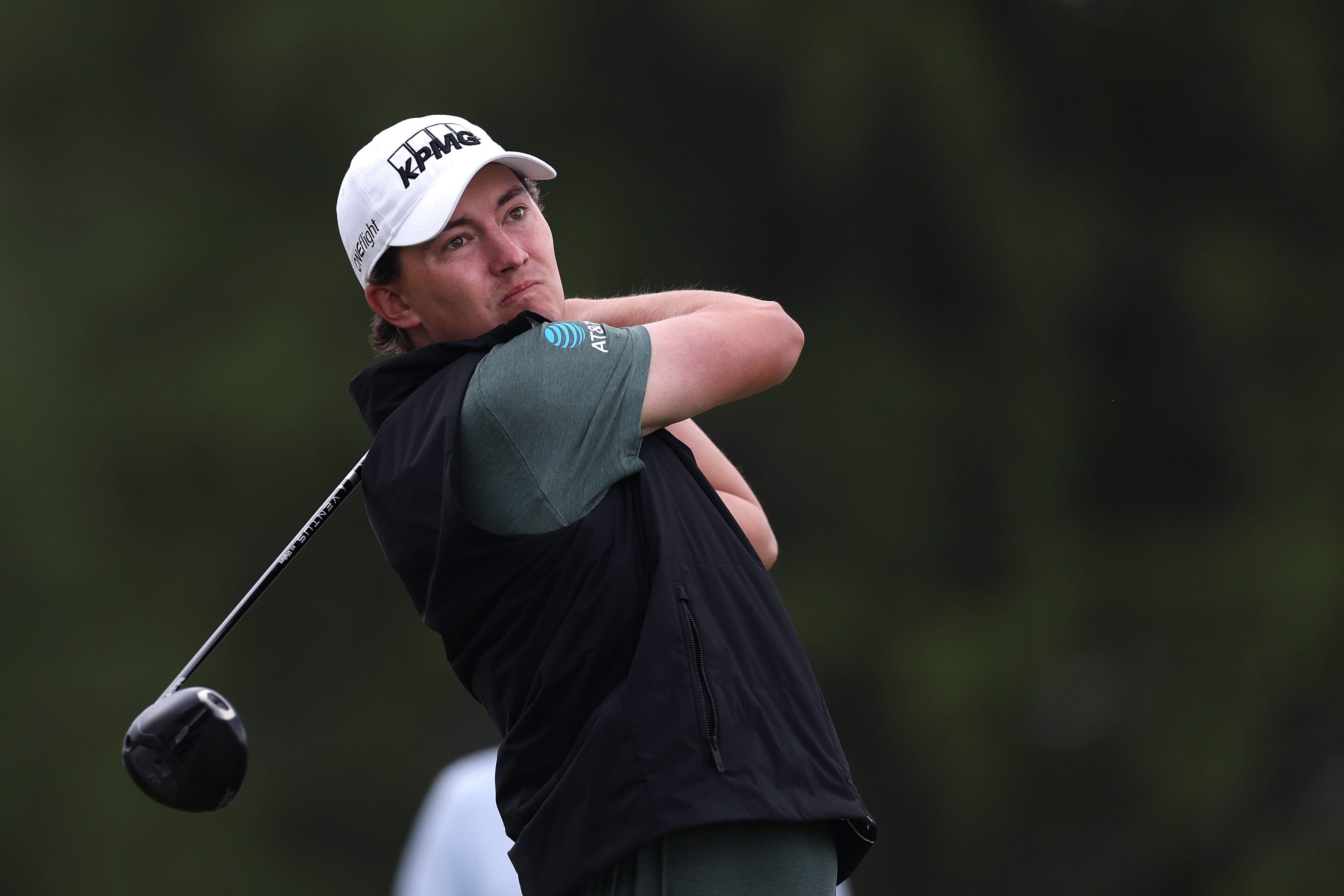 Maverick McNealy in unfamiliar territory as co-leader of PGA Championship