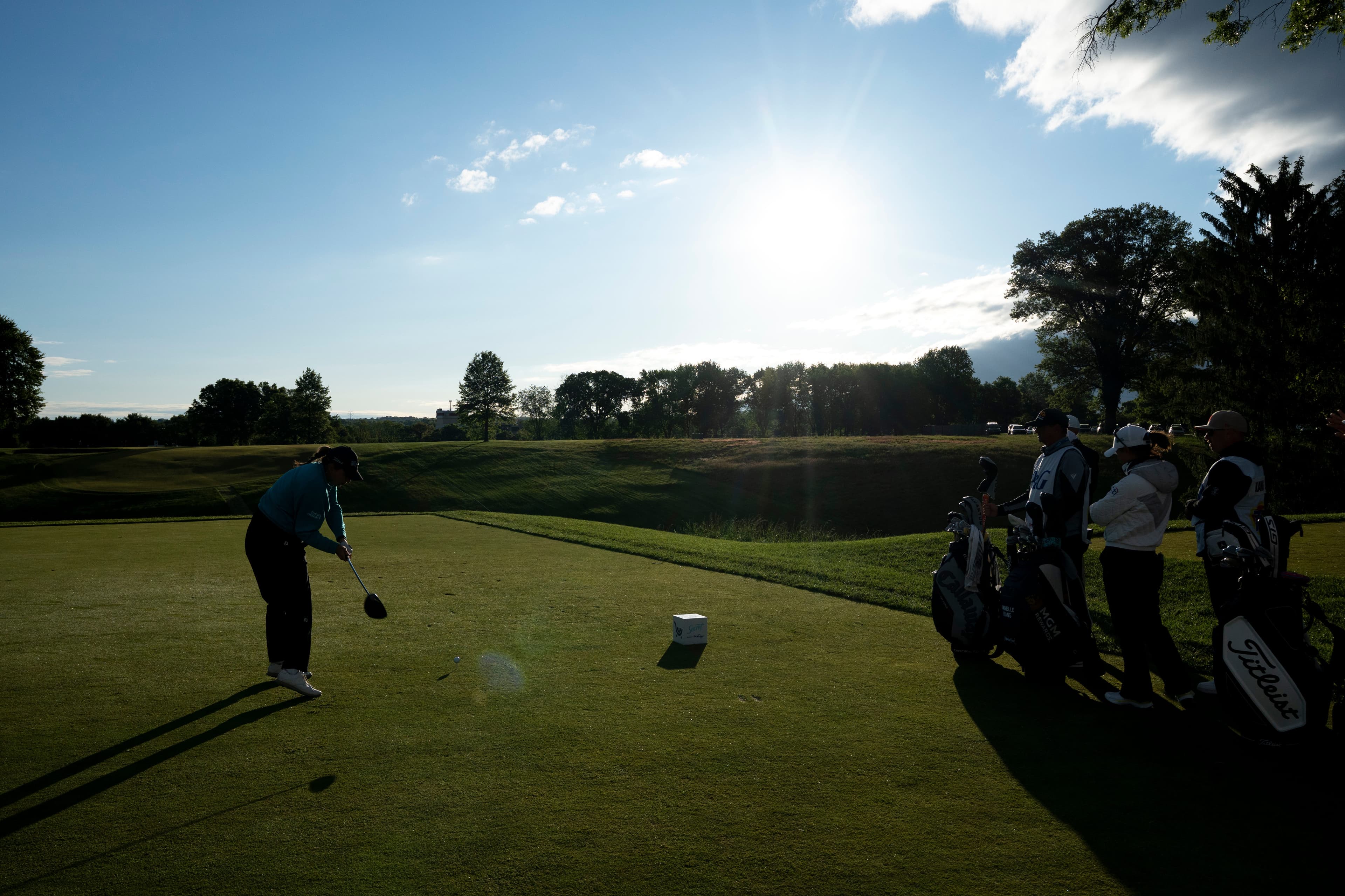 Three players share lead at Kroger Queen City Championship