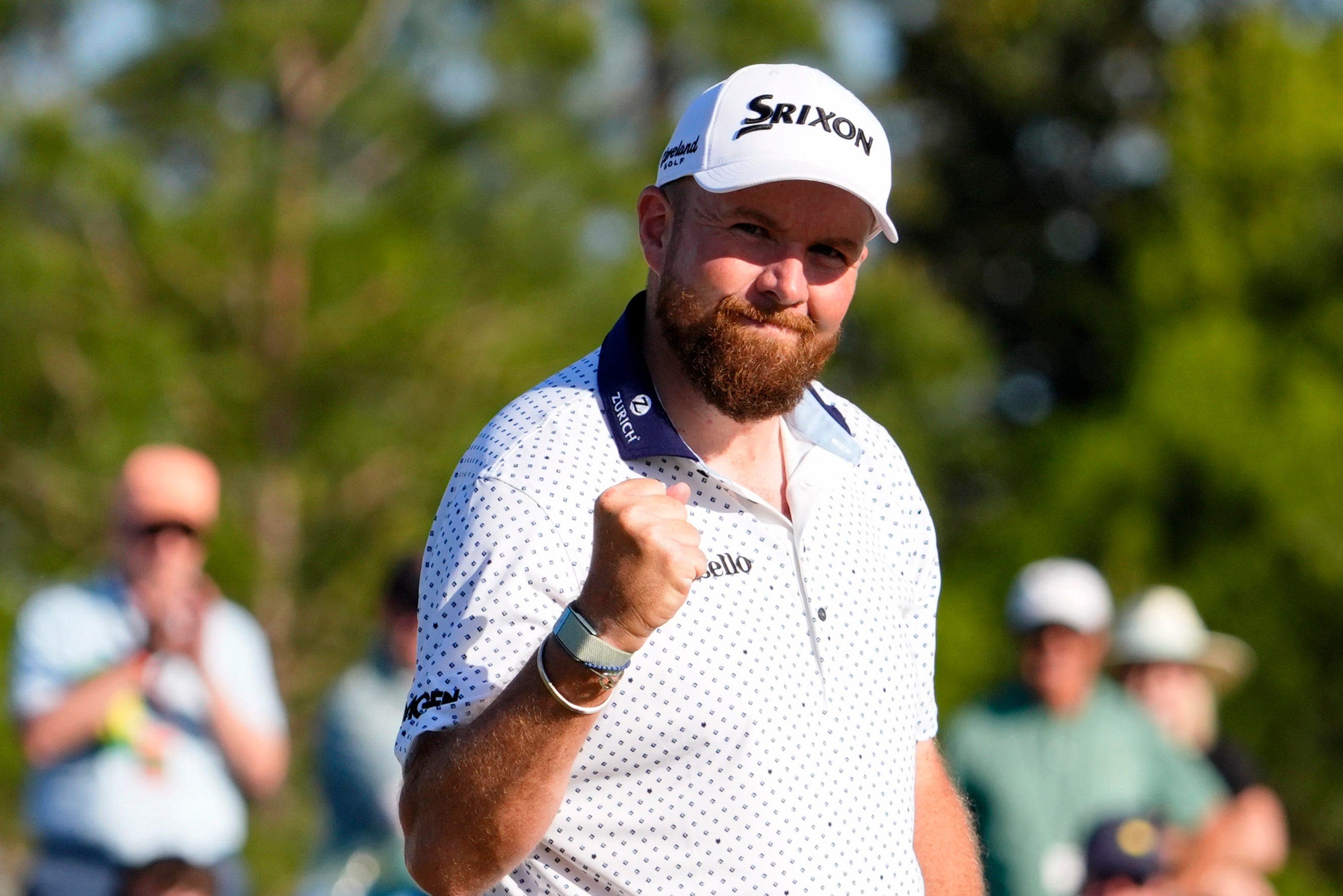 Shane Lowry has two late Masters birdies to climb into contention