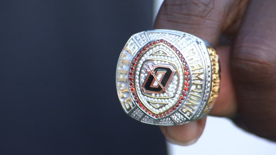 Owensboro football receives state championship rings