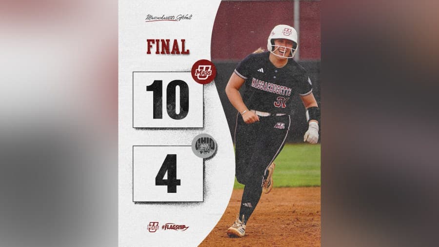 Horseheads’ Packard hits memorable home run on UMass softball’s senior day