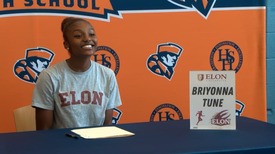 Heritage’s Briyonna Tune signs with Elon University