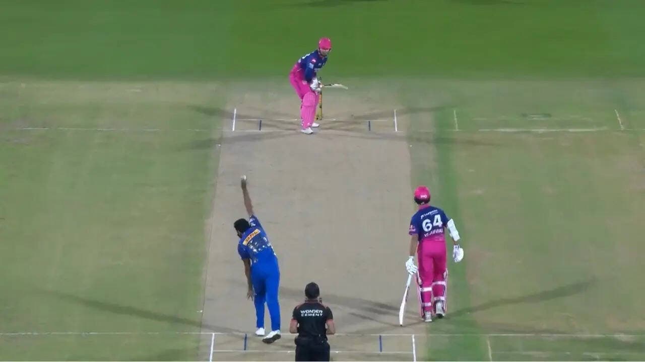 Vaibhav Sooryavanshi goes on attack, smashes Jasprit Bumrah for six first ball - Watch