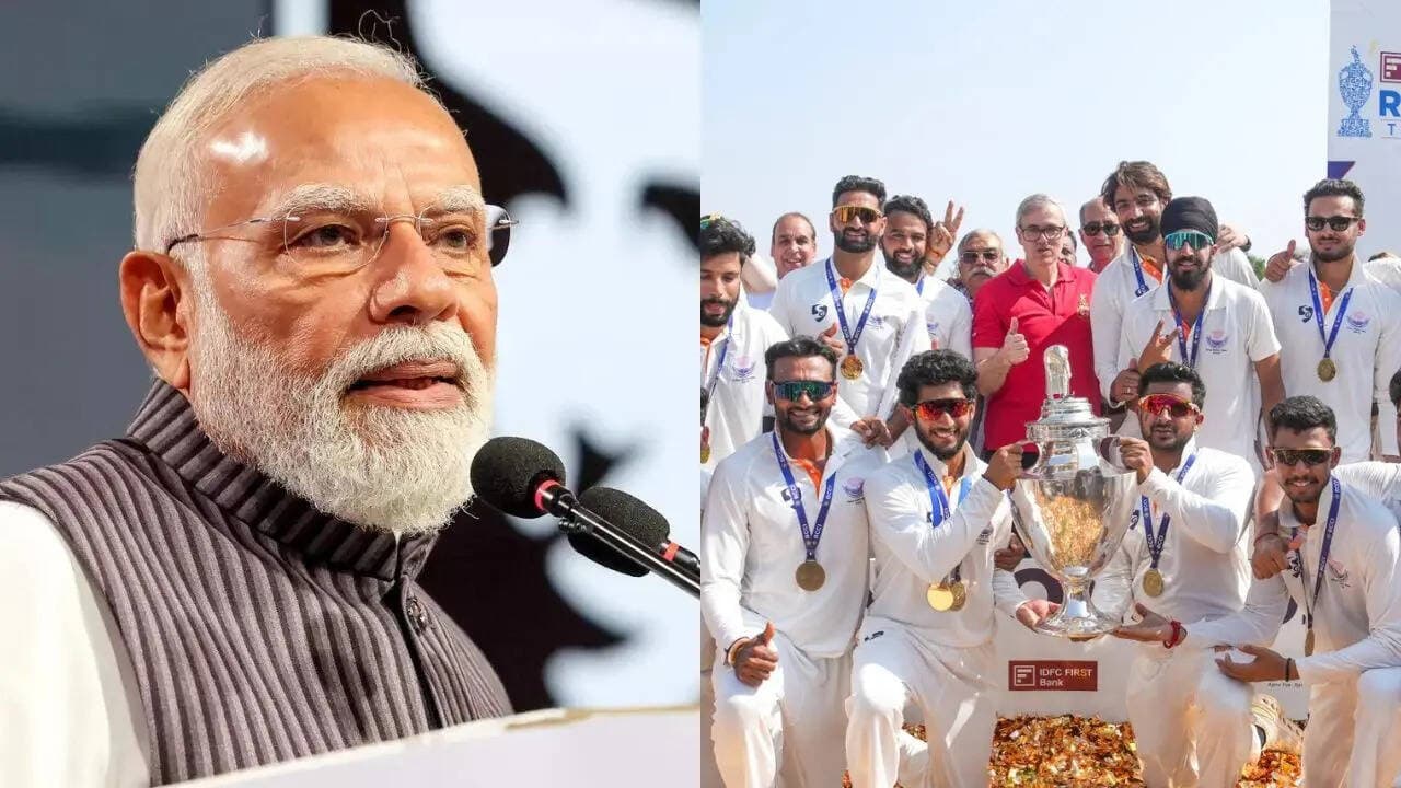 'A long wait of nearly seven decades': PM Modi hails J&K's historic Ranji Trophy win