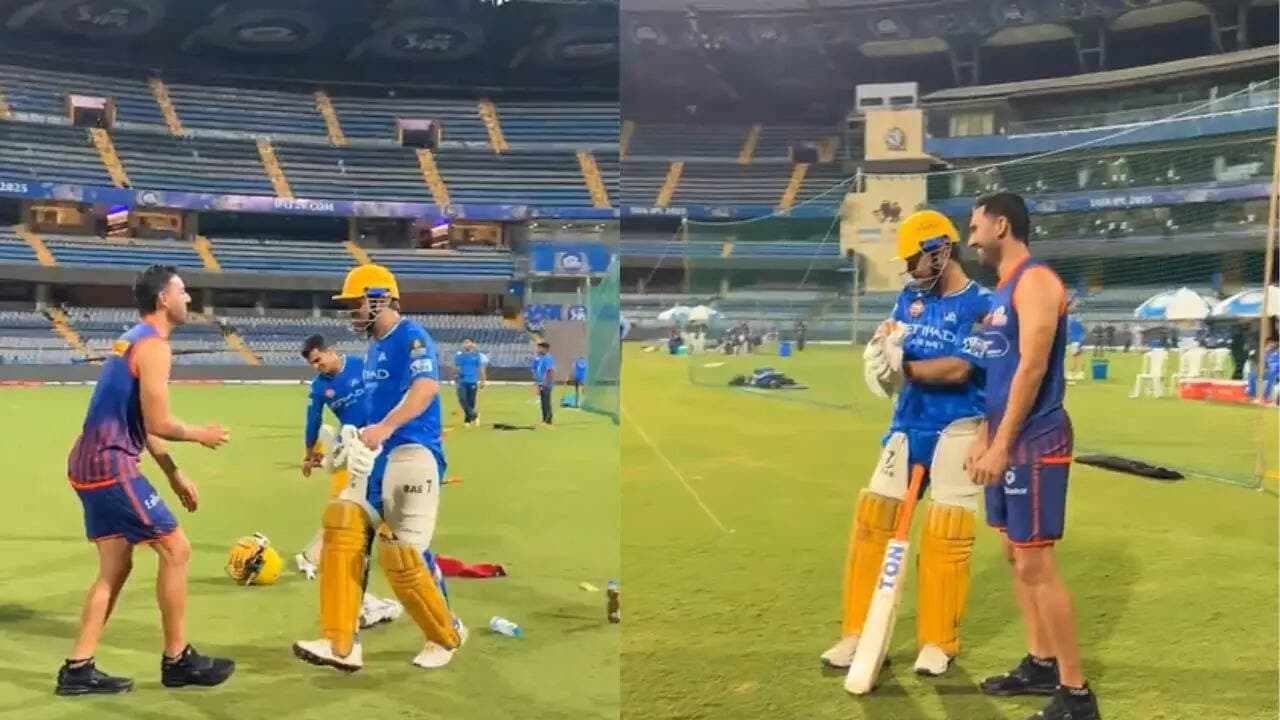 'Tum aaya, saath mein camera leke aaya… bhagao isko': Dhoni’s funny dig at Deepak Chahar ahead of MI vs CSK