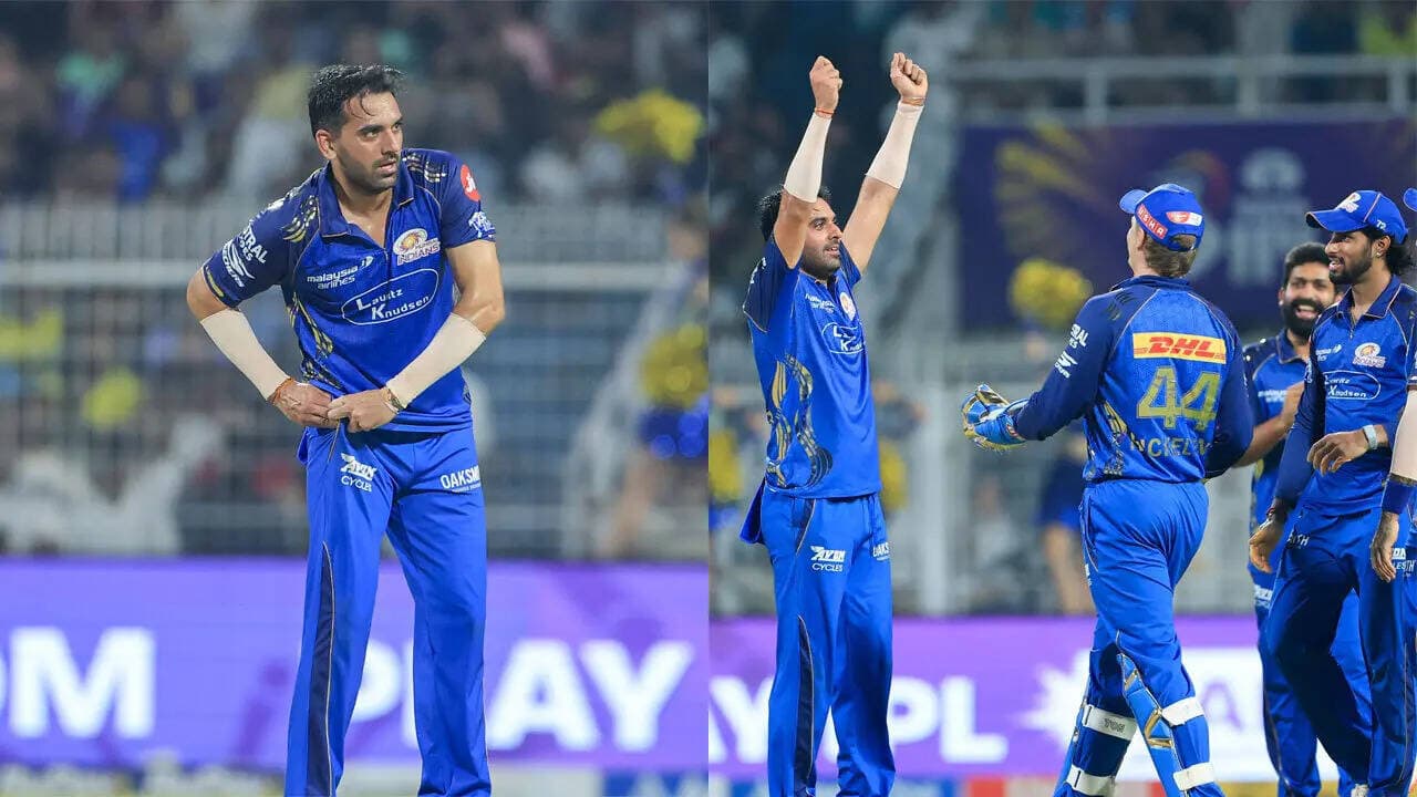 IPL 2026 | Deepak Chahar Mocks Viral 'Chit Celebration' Act During KKR vs MI Match - Watch