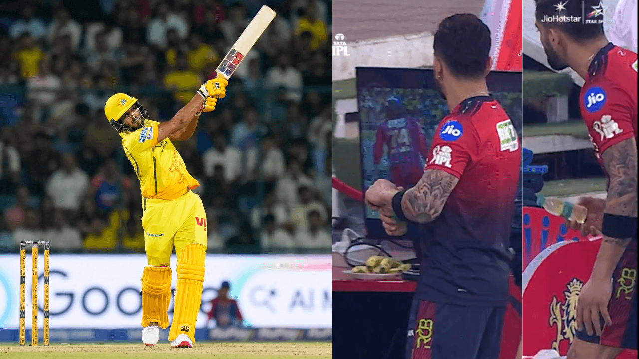 IPL 2026: Virat Kohli spotted glued to screen during Urvil Patel’s explosive 13-ball fifty - Watch