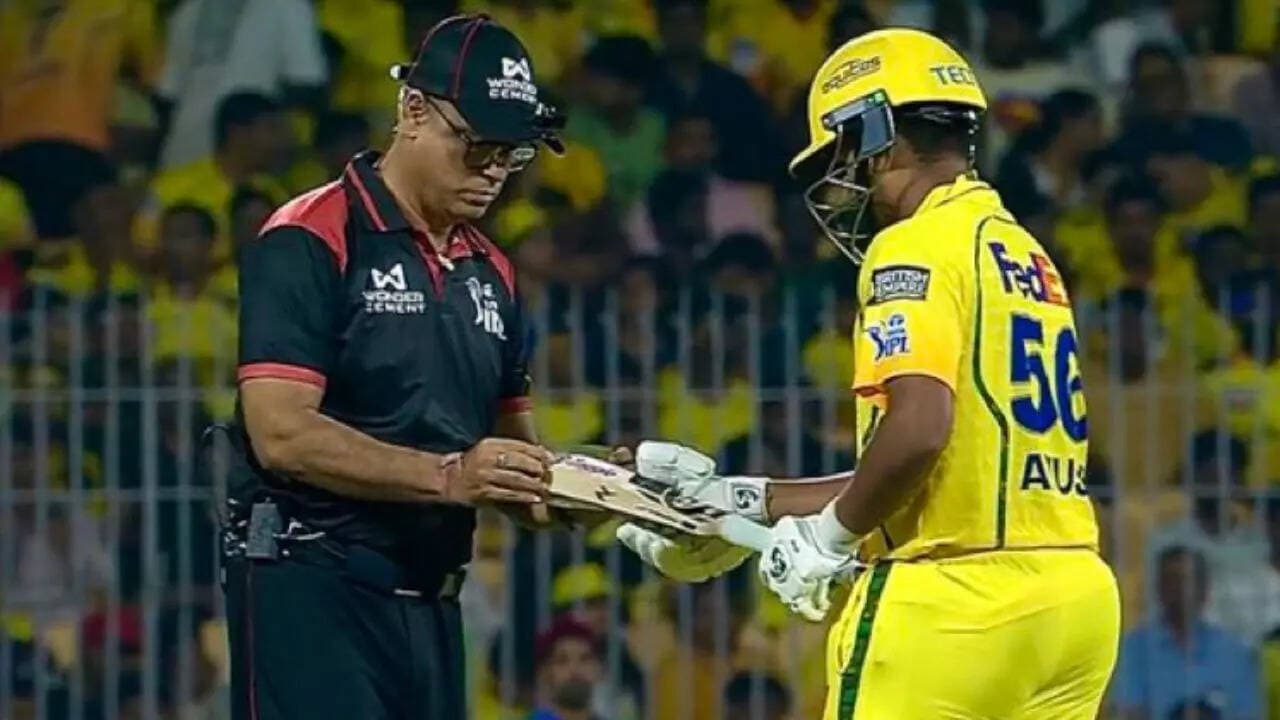 Bat-check controversy: How Ayush Mhatre failed thrice due to umpire error