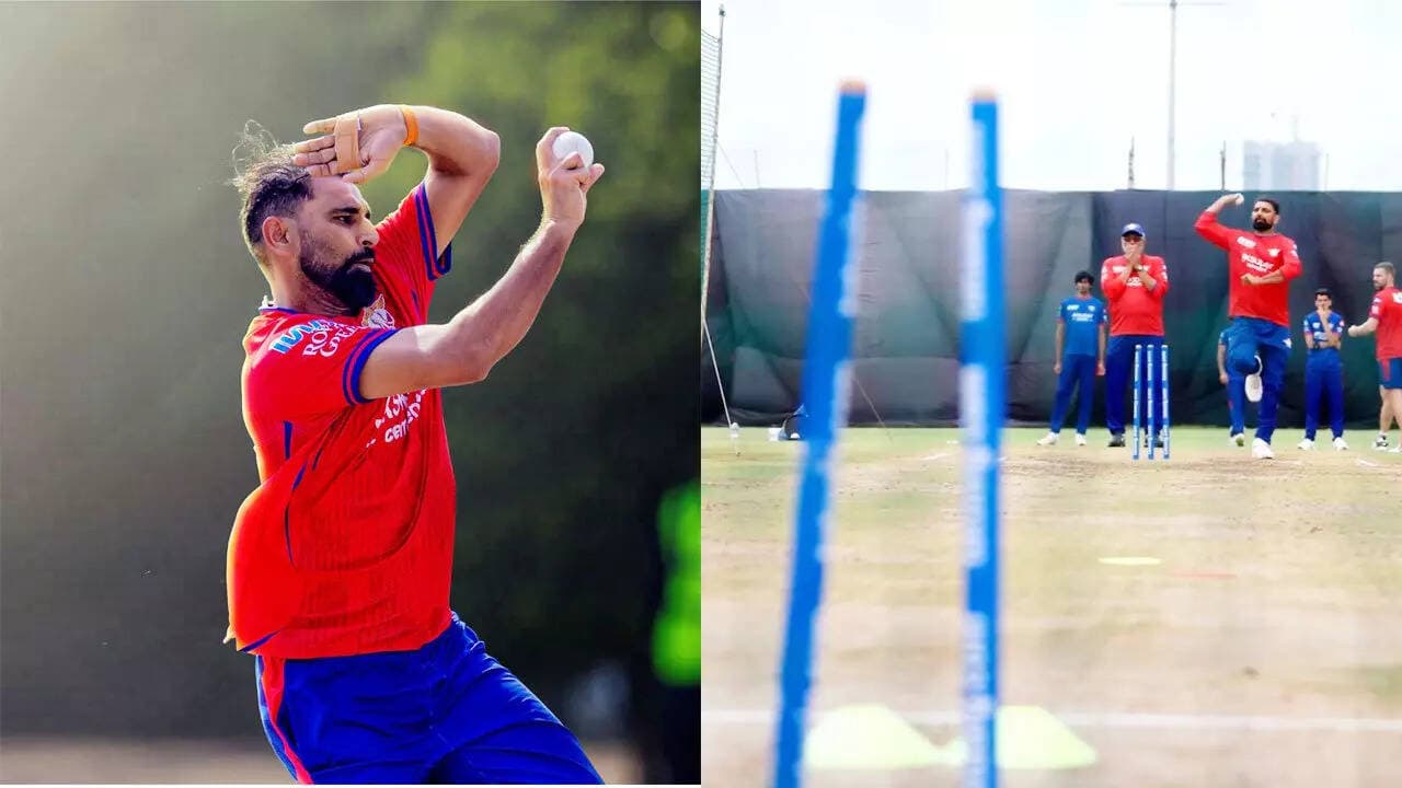 'Your yorker is breathtaking': Mohammed Shami breathes fire, stumps shattered in nets - WATCH