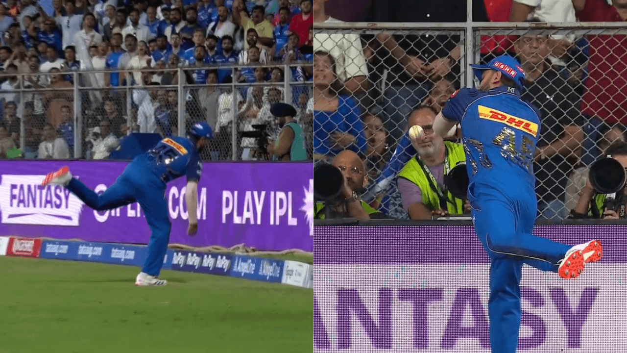 IPL 2026: Rohit Sharma shell-shocked after dropping sitter off Raghuvanshi - Watch