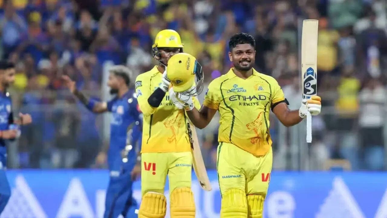 Sanju Samson scripts history vs MI in IPL, becomes only CSK batter to...