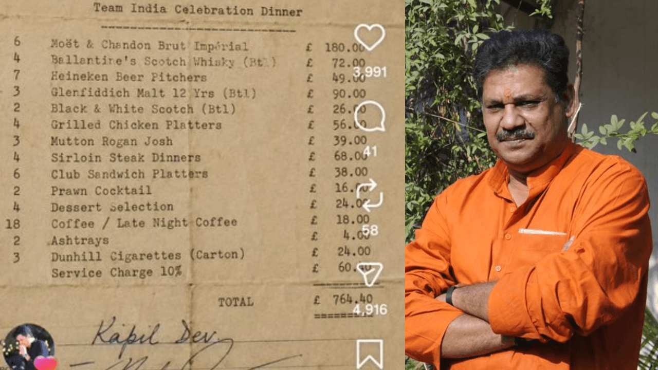 Kirti Azad debunks viral 1983 World Cup winning party bill, calls it 'fake'