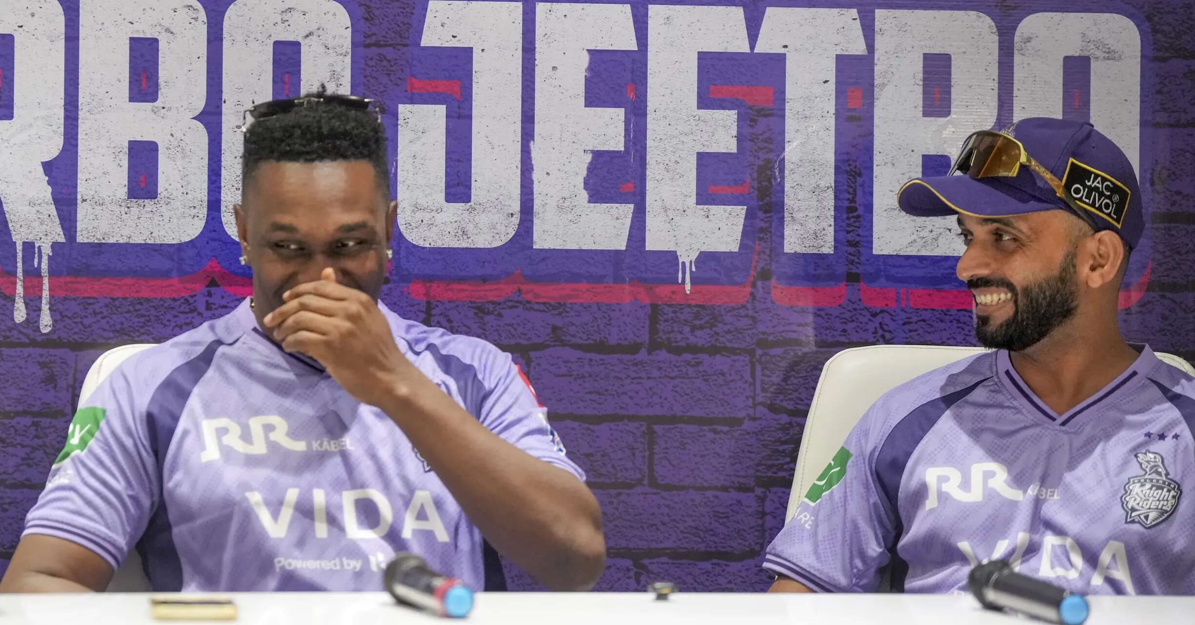 Watch: Dwayne Bravo under fire after ‘two chicks at home’ remark at KKR presser