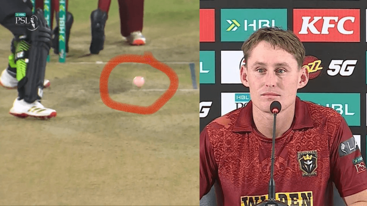 Embarrassment for PSL as Labuschagne left baffled by low quality jersey turning ball pink