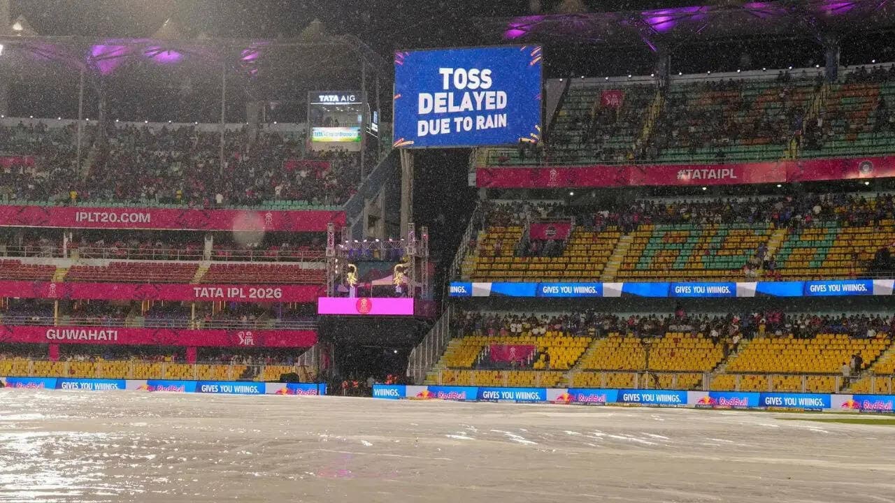 RR vs RCB, Guwahati weather: What is the cut-off time for a five-over IPL 2026 match?