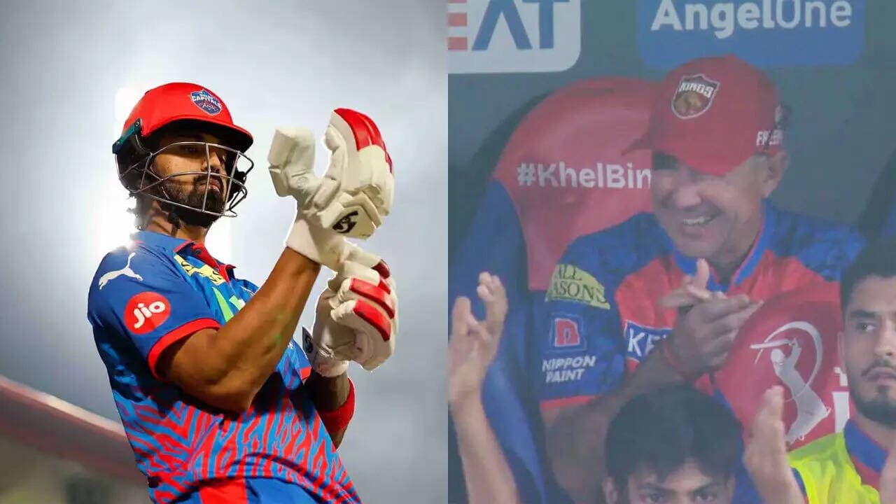 IPL 2026: Ricky Ponting's laughing reaction after KL Rahul wicket goes viral during PBKS vs DC match - WATCH