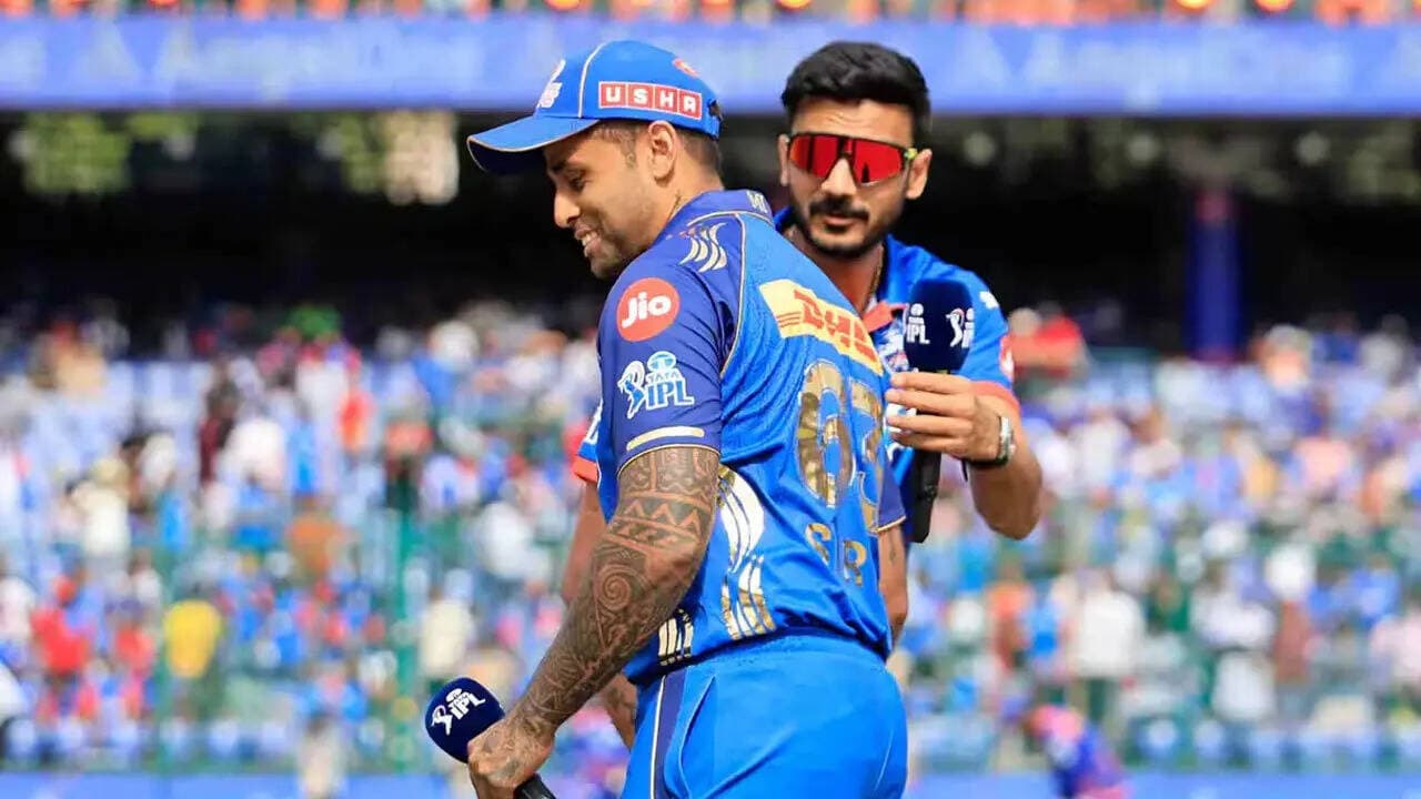 Why did Suryakumar Yadav replace Hardik Pandya as Mumbai Indians captain vs Delhi Capitals?