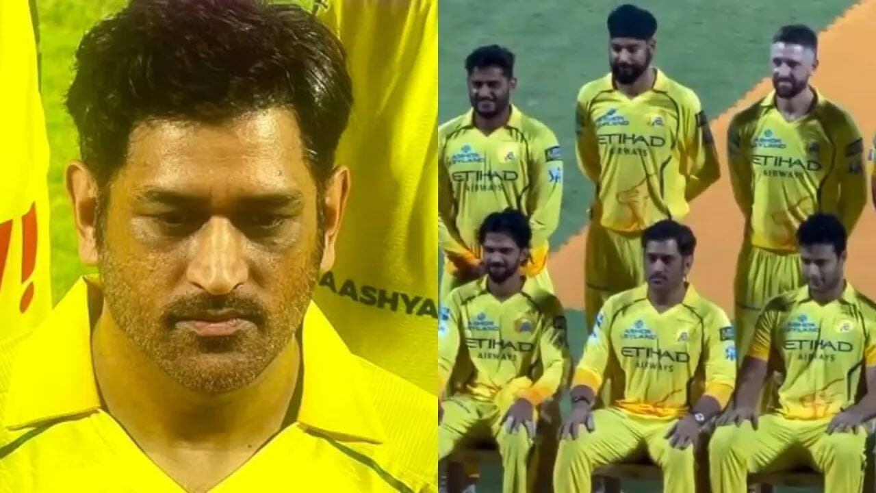 MS Dhoni enters field at Chepauk for final home appearance of IPL 2026 - Watch