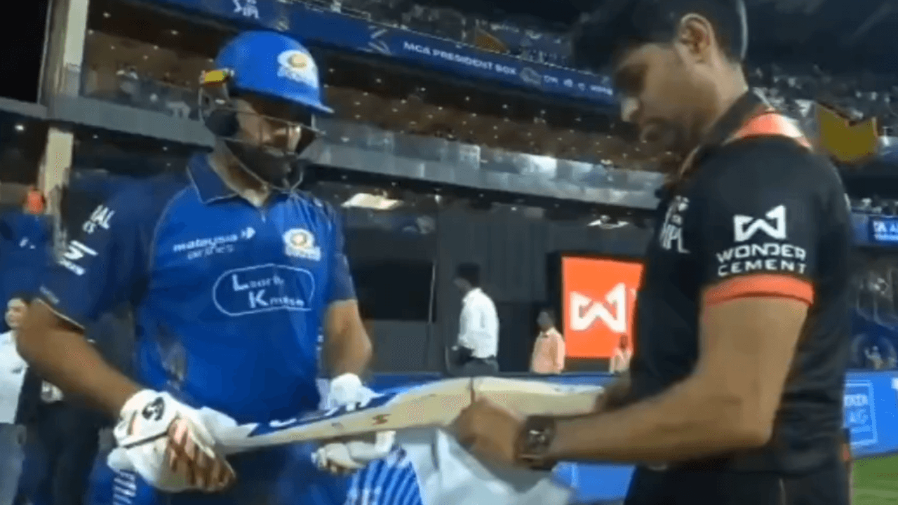 Rohit Sharma left frustrated as bat fails eligibility check before MI chase vs RCB
