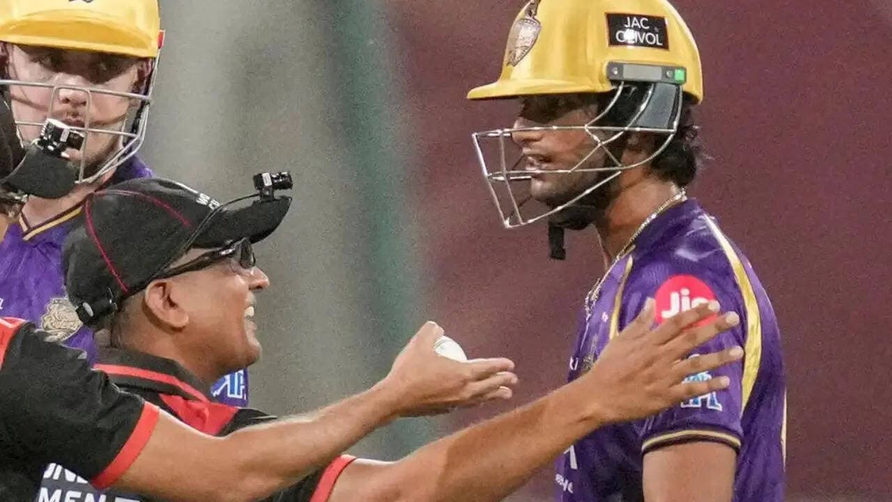 IPL 2026: 'Abuse of cricket equipment' - Angkrish Raghuvanshi fined after controversial dismissal in LSG vs KKR match