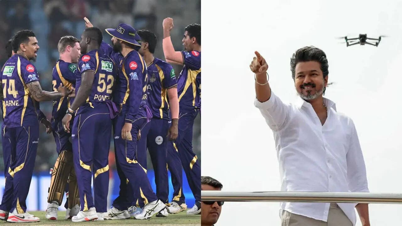 IPL 2026: KKR star's one-word message for Thalapathy Vijay goes viral after TVK win