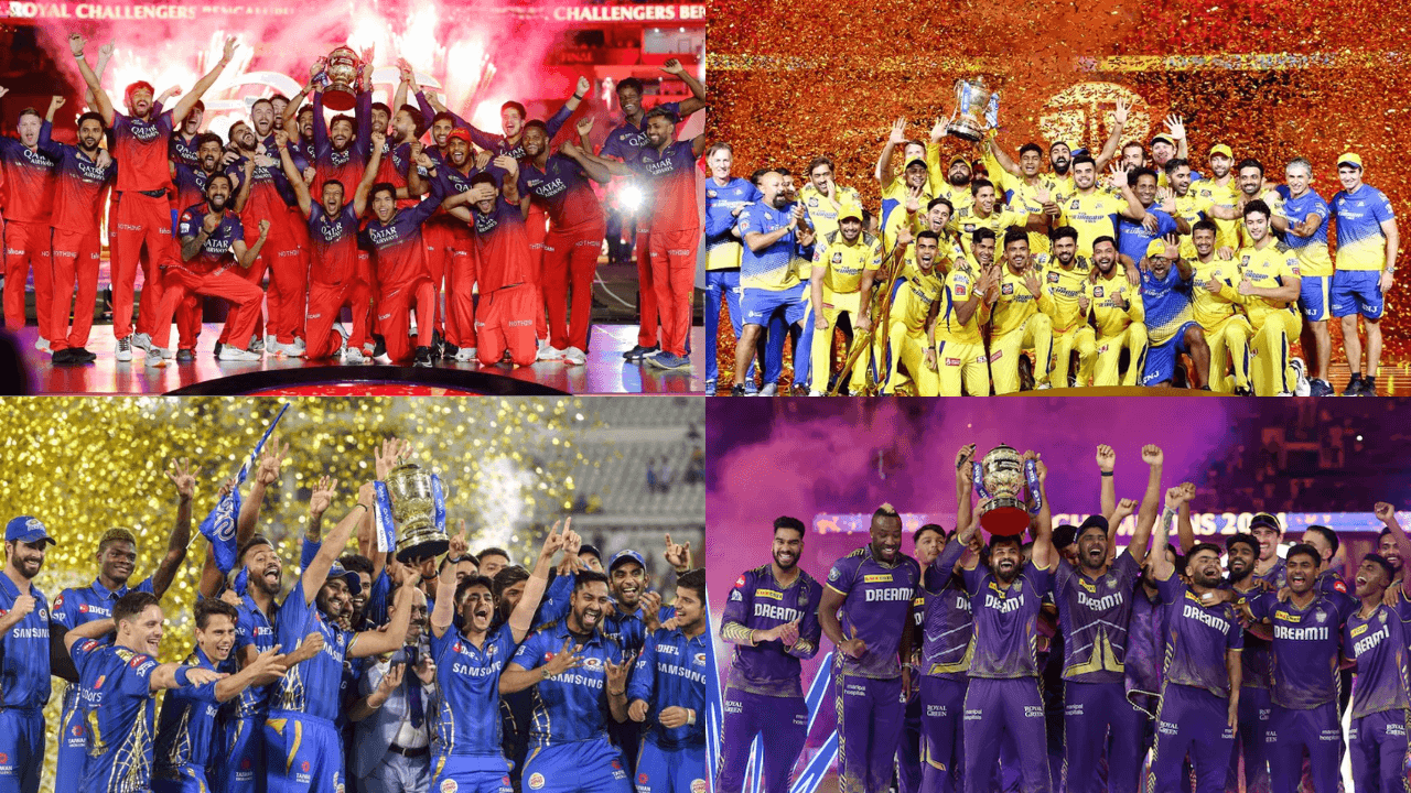 IPL winners list from 2008–2025: From RCB breaking jinx after 18 years to CSK's dominance with 10 finals