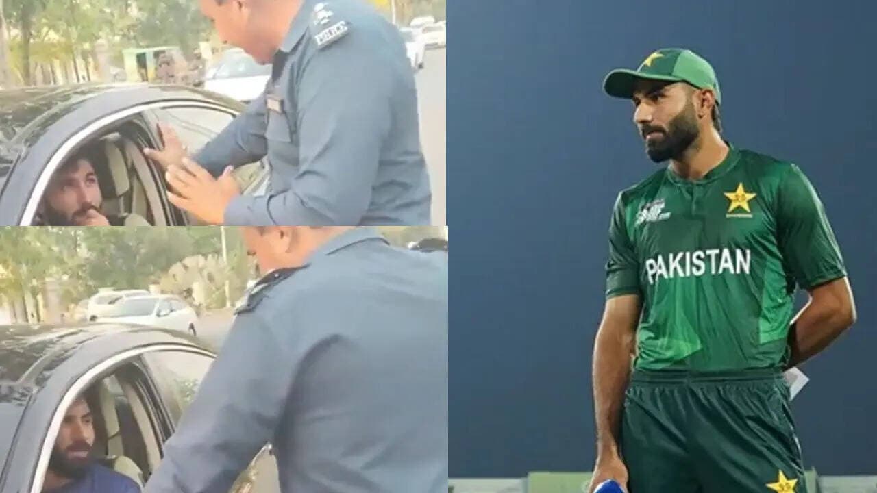 'Ek chakke ke kitne paise milte hain?': Pakistan cricketer's chat with police goes viral - WATCH
