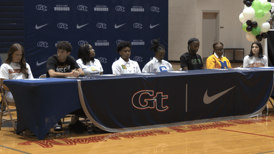 Eight Grovetown student-athletes sign letter of intent