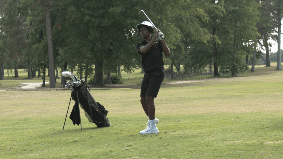 Gavin Wood represents Laney at GHSA 2A Golf Tournament
