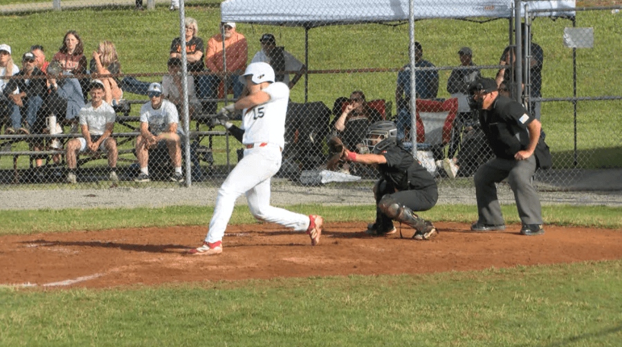 Lebanon baseball wins district title, while on the pitch, Marion comes up short