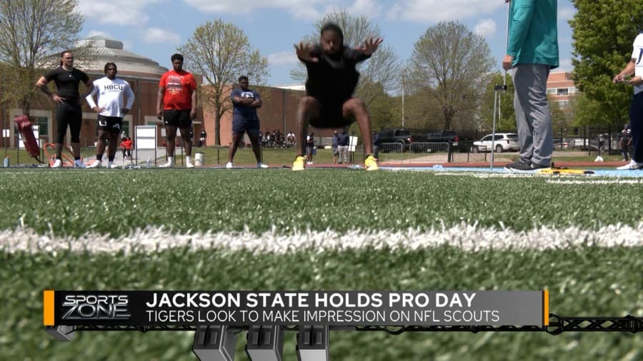 Jackson State Football Hosts Pro Day