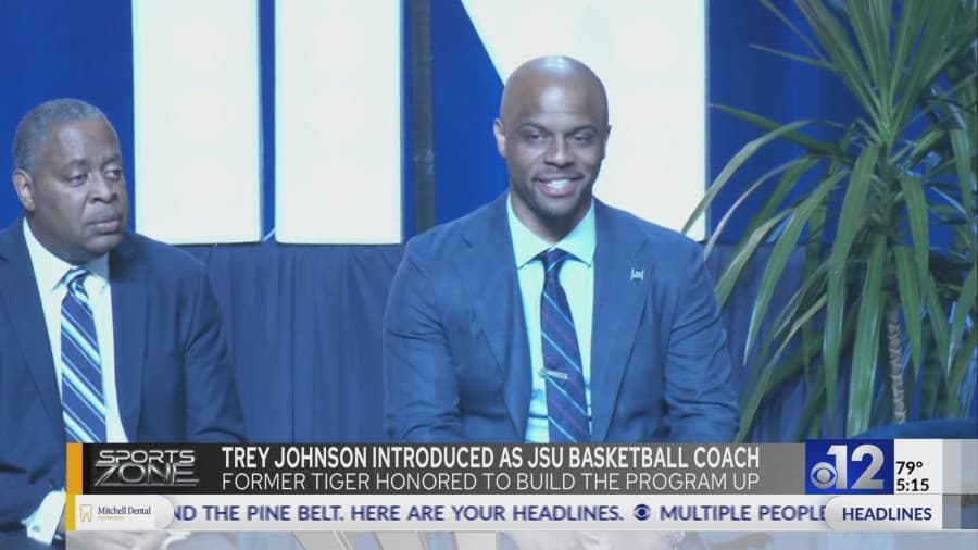 Trey Johnson introduced as Jackson State Men’s Head Basketball Coach