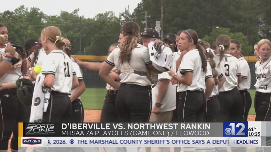 Northwest Rankin Softball wins game one 3-0 against D’Iberville