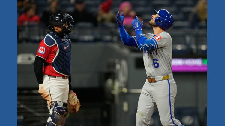 Carter Jensen and Jonathan India back Michael Wacha with homers and propel Kansas City Royals to 4-2 victory over Cleveland Guardians