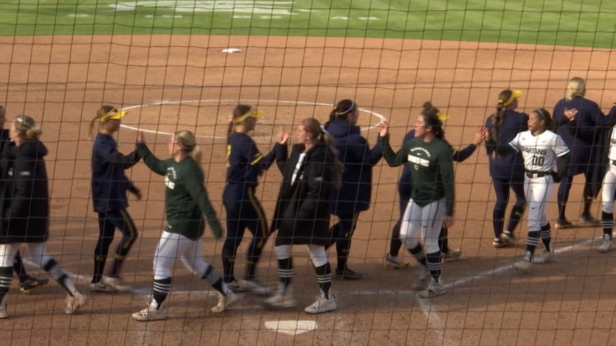 Michigan State softball falls 9-1 to rival Michigan