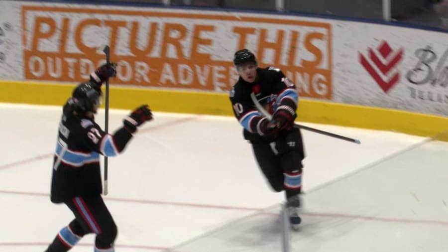 Bison win first ECHL playoff game, fight off elimination in opening round series