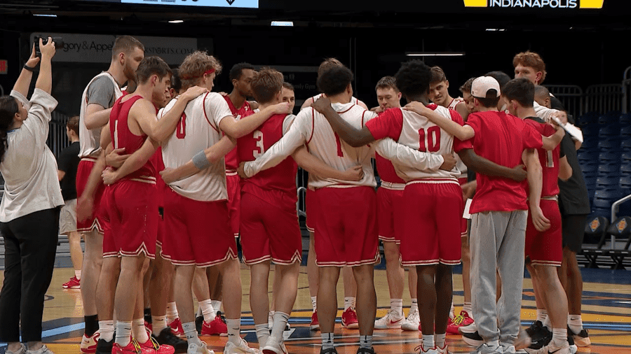Redbirds practice at Hinkle Fieldhouse ahead of NIT semifinal game with Auburn