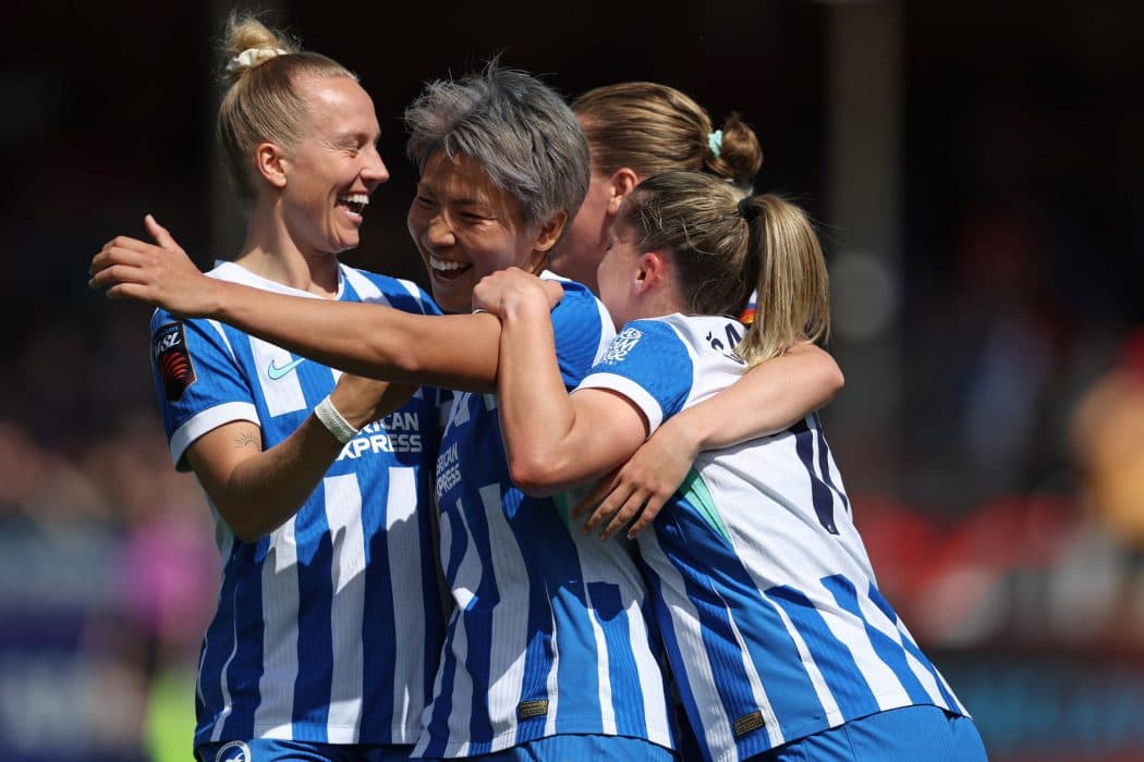 Brighton & Hove Albion record impressive victory against league leaders Manchester City