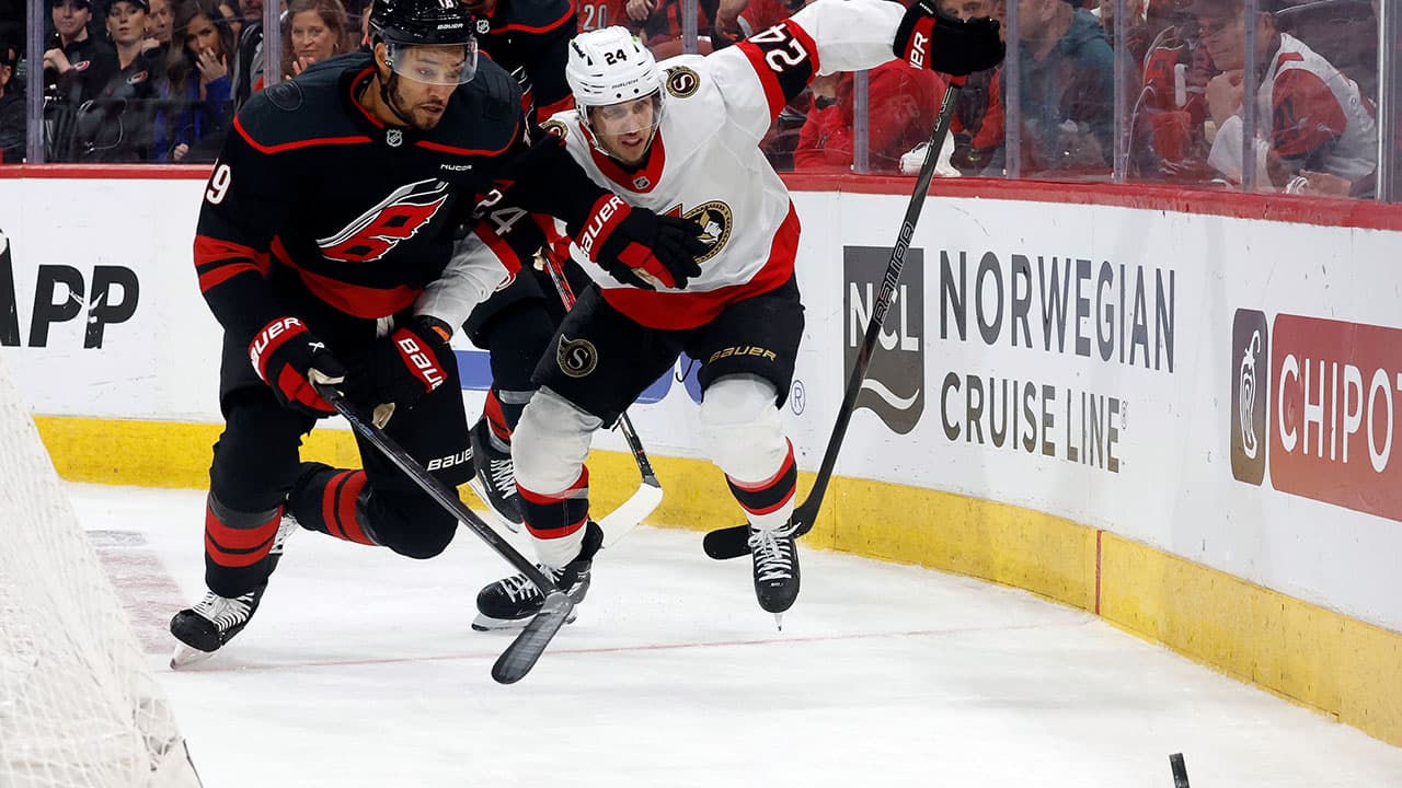 Hurricanes top Senators 3-2 in double overtime