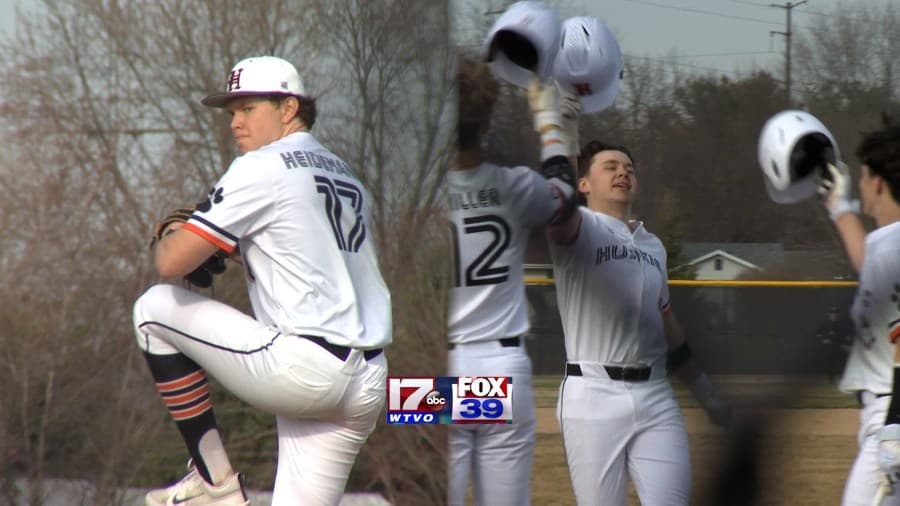 Heidemann’s pitching, Skidmore’s blast lead Harlem over Rockford Christian