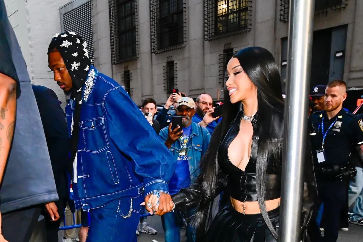 Cardi B Seen Getting Into Ex Stefon Diggs’ Car After Concert!