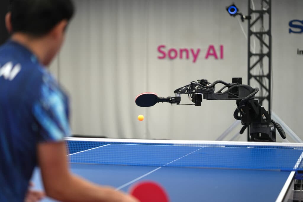 Sony AI table tennis robot outplays elite human players