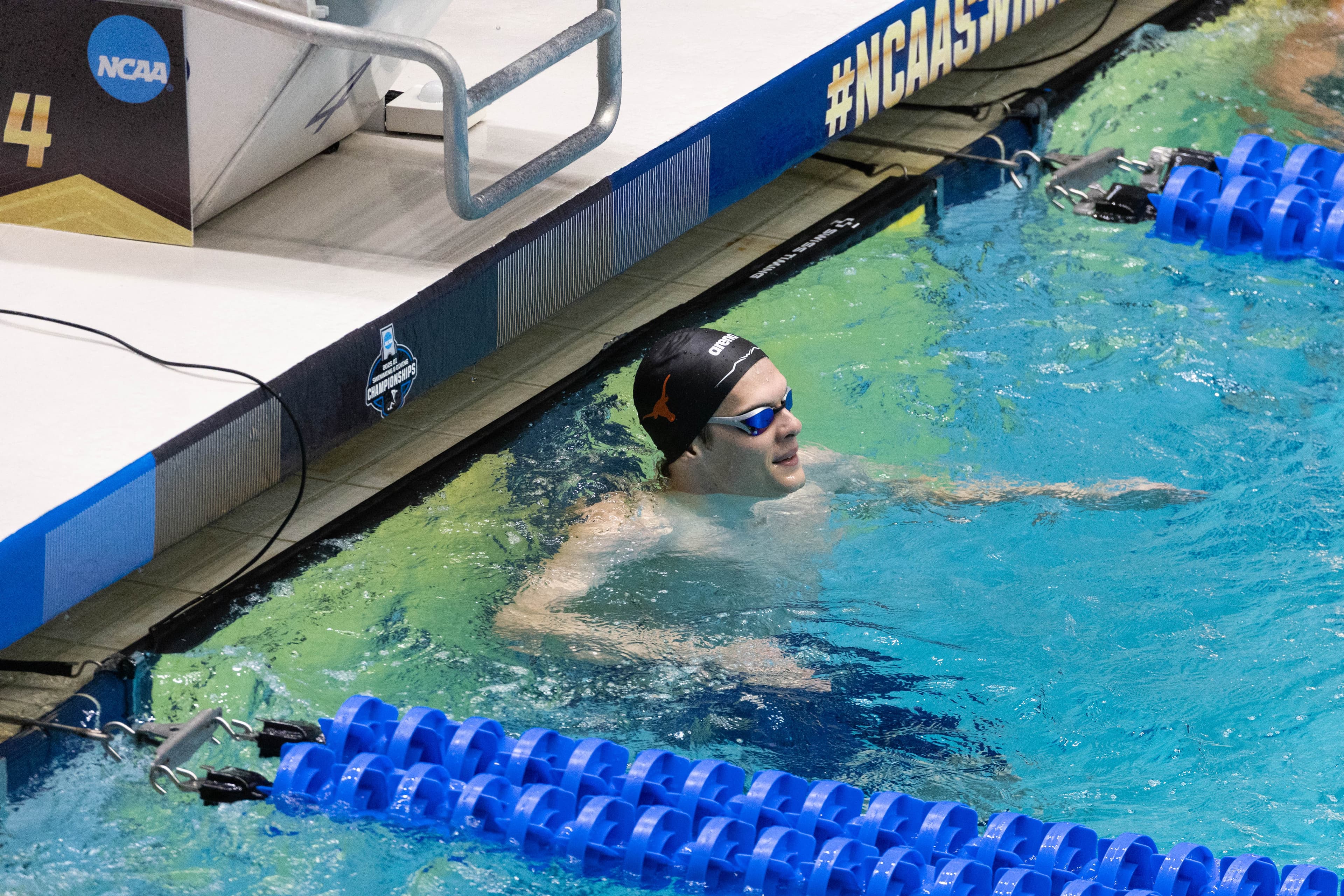 NCAA men's swimming and diving championships: Hubert Kos shaves 0.12 seconds off of 100 backstroke NCAA record