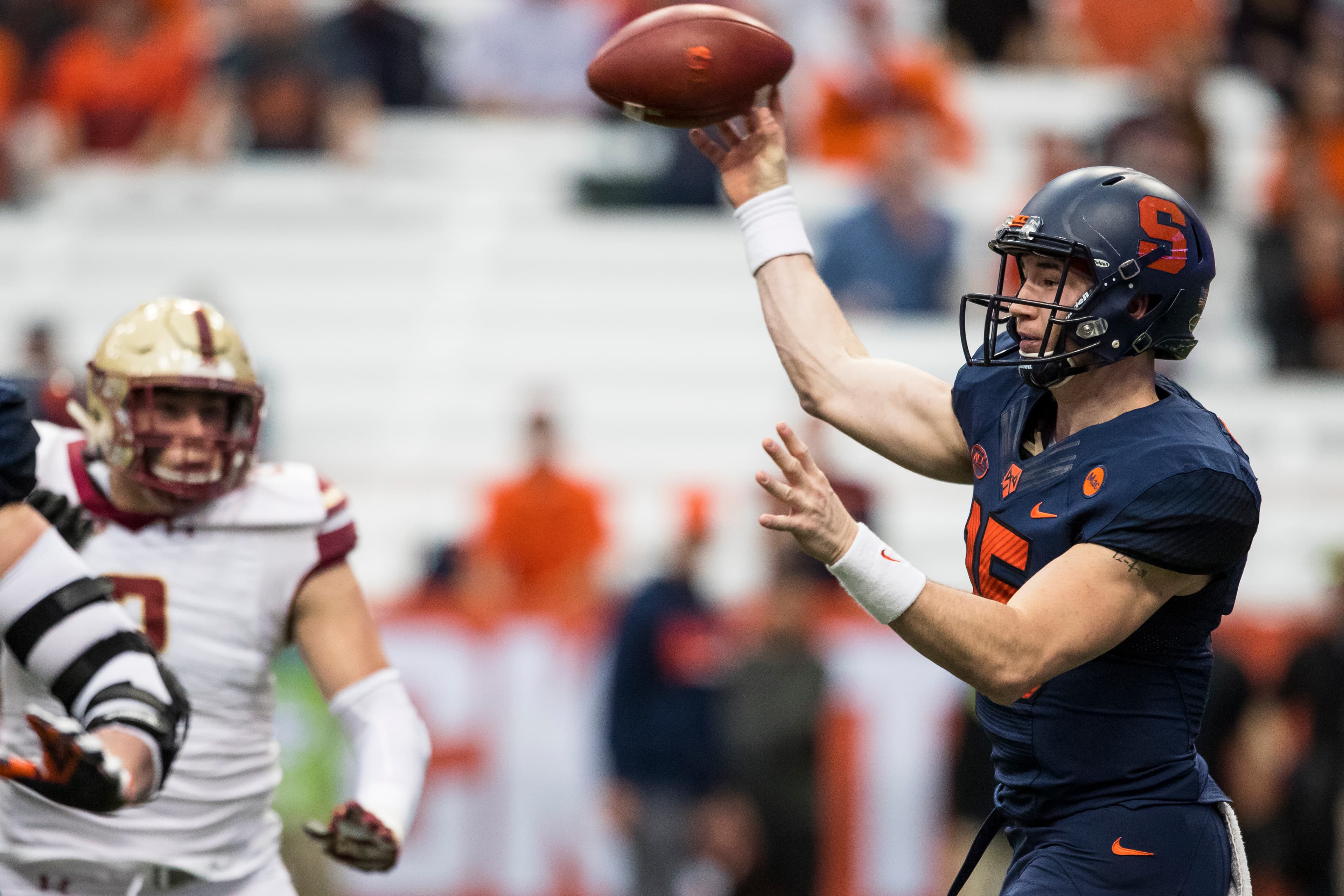 Stressful Pass Leads to Terrifying Football Accident